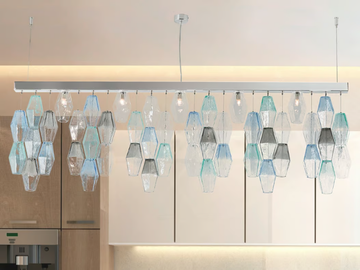 GLACE 4615 - Murano glass pendant lamp by Patrizia Volpato - view 2